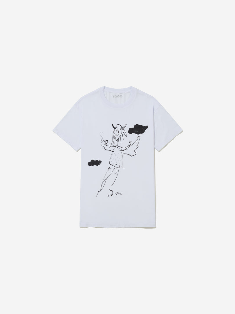 Vista frontal, com fundo cinza, da camiseta de Gerben Mulder.