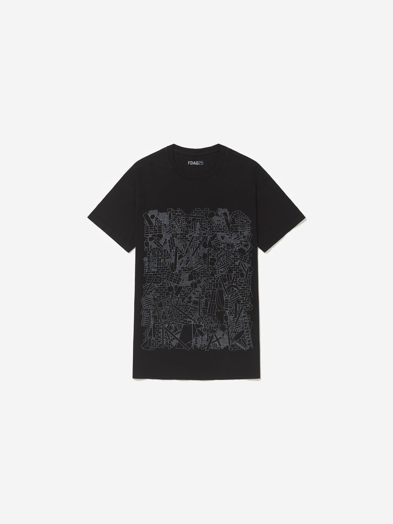 Vista frontal, com fundo cinza, da camiseta de Iran do Espírito Santo.